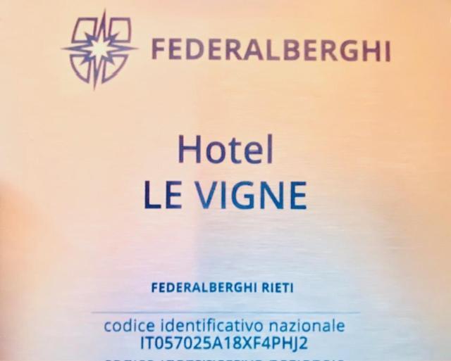 Hotel Le Vigne Contigliano Екстериор снимка